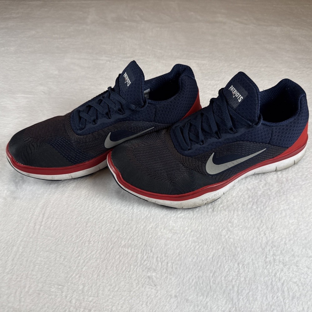 New England Patriots Nike NFL Free Trainer V7 Week Zero Shoes Size 7.5